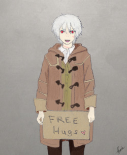 Free hugs. P.S. though, i don’t think that Nezumi would