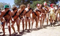 fruitnutco:  Looks like unwitting str8 men at the gay beach Mardi