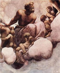 hadrian6:  The vision of St.John in Patmos. Correggio.    