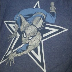 #spiderman he’s a cowboys fan. -_- @yourfavwebhead  (Taken