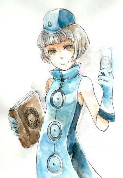 kuropin:  Watercolor sketch on my sketchbook. I’ve uploaded