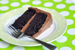 gastrogirl:  double chocolate layer cake. 