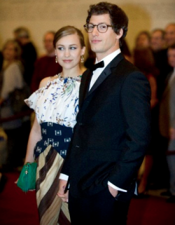 source-of-the-light:  Actor Andy Samberg and girlfriend, Joanna