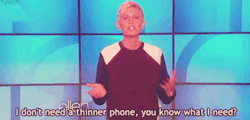  Ellen, tackling the real issues. 