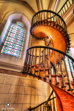 bluepueblo:   Spiral Staircase, Santa Fe, New Mexico photo by jim crotty  Onward and upward &hellip;