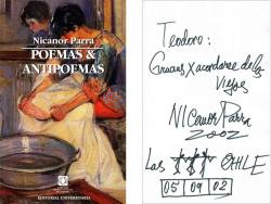 jrosasg:  Los Poemas y Antipoemas de Nicanor Parra fueron publicados