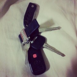 the happiness of getting these keys (Taken with Instagram)