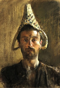 bofransson:  Antonio Mancini-Self Portrait 