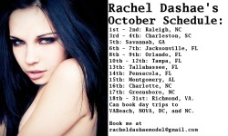 Support your fellow traveling models and reblog.  racheldashae: