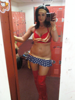 lucky-33:  Cell phone snaps from 2011 She’s my Wonder Woman!