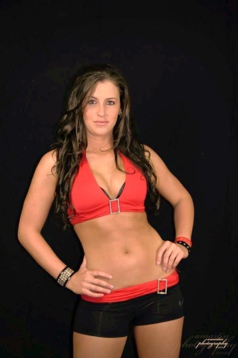 Female wrestler Santana Garrett