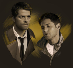 acquireddistaste:  pretty long overdue spn art 