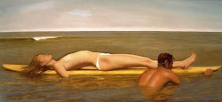 houndeye:   Bo Bartlett Destine - 1998 oil on linen  