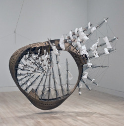 ficklefandoms:   Tim Hawkinson - Mobius Ship (2011)  oh this