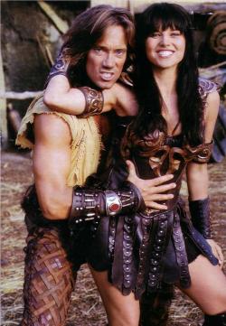 ever-so-dreamy:Childhood heroes Hercules and Xena stars Kevin