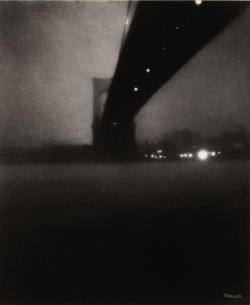 cavetocanvas:  via co-mag:  Brooklyn Bridge, 1903 From The pictorialism