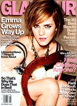 Emma Watson for Glamour Magazine, October 2012