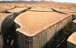 artofadesignermind:  Town designed to look like a drought burdened