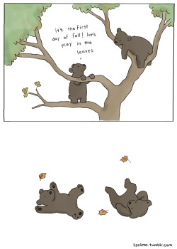 lizclimo:  fall is here! bigger leaf piles coming soon. 