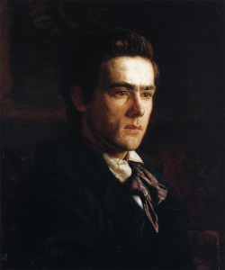 land:  Samuel Murray, portrait by Thomas Eakins, 1889 