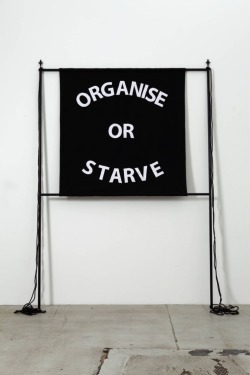visual-poetry:  “organise or starve” by gardar eide einarsson