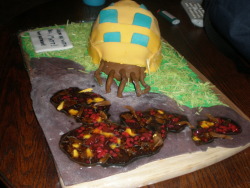 conbastard:  Protoss Reaver Birthday cake a friend and I made