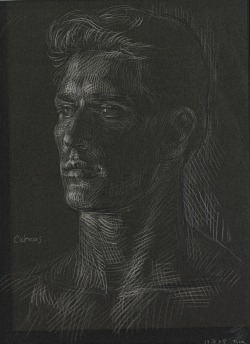 blastedheath:  Paul Cadmus (American, 1904-1999), Jack. Charcoal