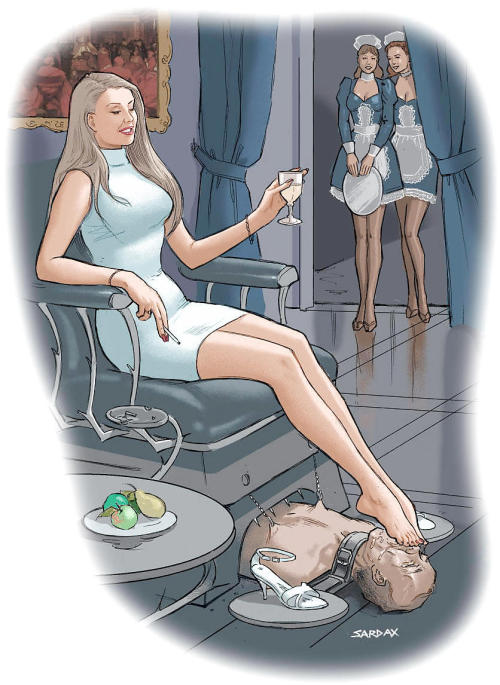 femdom humiliation art by sardax