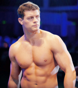 Cody Rhodes. I wanna lick him all over. Twice.