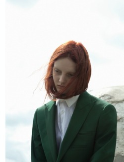 beautyofobscurity:  Codie Young Dons Raf Simons for Black F/W