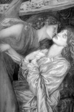 funeral-wreaths:  Dante Gabriel Rossetti, Dante’s Dream at