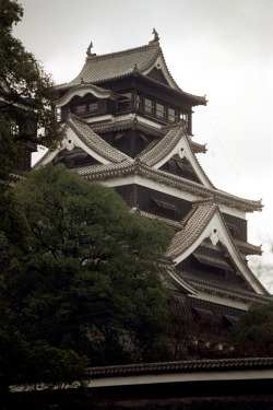 mer-de:  Kumamoto castle, Kyushu, Japan, 1972 