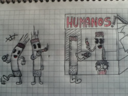 una-huea-rara:  landrewl:  Dibuje cigarros fumando humanos…