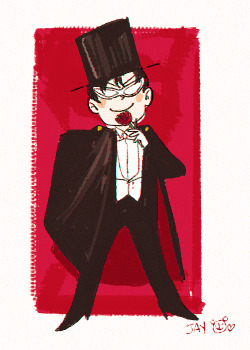 redribbonroses:  tuxedo mask for drawplay!<3 