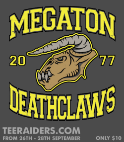 adho1982:  “Megaton Deathclaws” for sale on TeeRaiders for