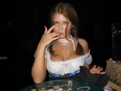 Oktoberfest is coming! Cleavage and beer!