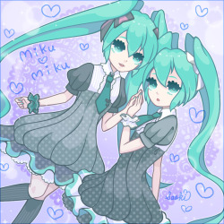 saaki-pyrop:  Miku♡Miku