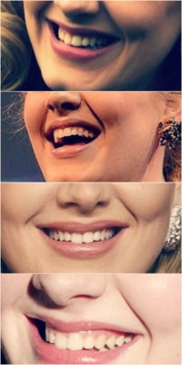 loveadeleandfucktherest:  Her perfect smile.