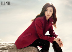 girlsofasianmedia:  손담비 (Son Dam Bi), BLU PEPE [F/W ‘12]