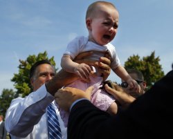  Even babies hate Mitt Romney 