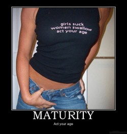 Maturity…