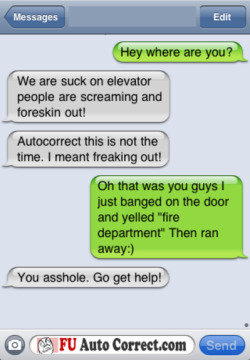 Auto Correct strikes again!