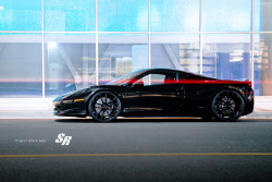 amazingcars:  automotivated:  Ferrari 458 ‘Black Mist’ PUR