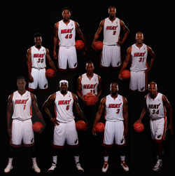 fuckyealebronjames:  Some of your Miami Heat players…  