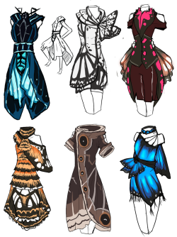 cat-chit-ananda:  animatics-comics:  HHHmmmmm~ Dresses based