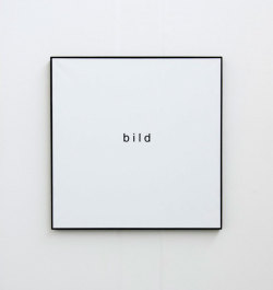 visual-poetry:  “bild” by timm ulrichs 