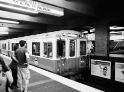 worldwiderails:  MBTA Red Line by awrose on Flickr. MBTA Red