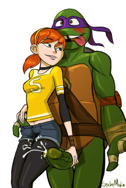 stickymon:  April and Donny from the new Nickelodeon Teenage