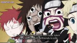 ask-sabaku-no-gaara:  I always have to pay the bill …. and…KANKURO!!