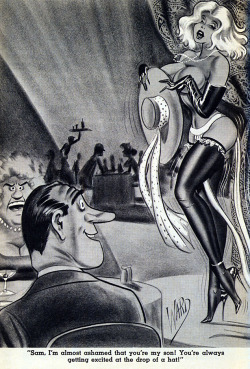     Burlesk cartoon by Bill Ward..   Scanned from the pages